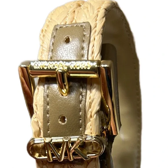 Michael Michael Kors Sandra Straw Platform Sandals - Picture 13 of 13